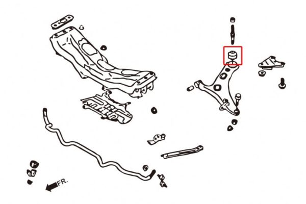 Front Lower Arm Bushing - Big - Image 2