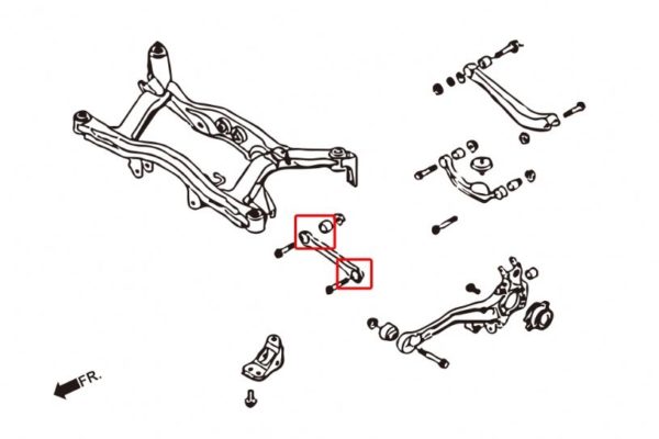 Rear Front Lateral Arm Bushing - Image 2