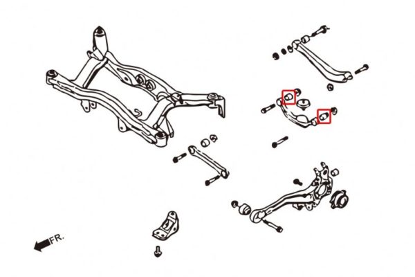 Rear Upper Arm Bushing - Image 2