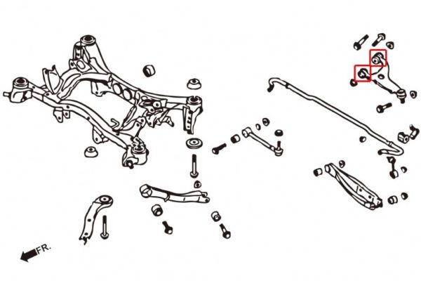 Rear Upper Arm Bushing - Image 2