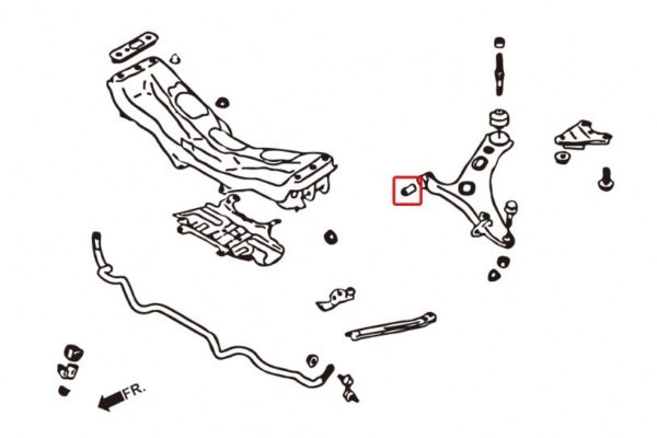 Front Lower Arm Bushing - Small - Image 2