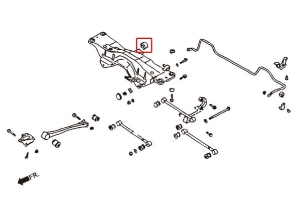 Rear Differential To Sub-frame Bushing - Image 4