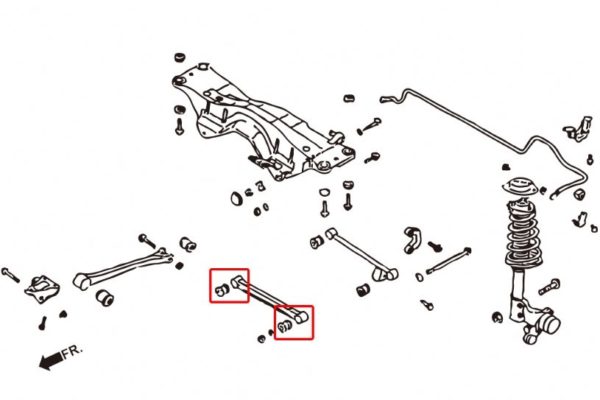 Rear Front Lateral Arm Bushing - Image 2