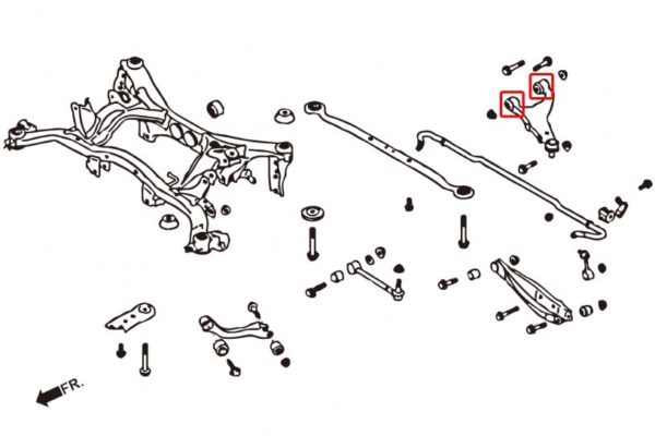 Rear Upper Arm Bushing - Image 2