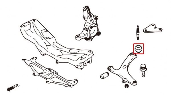 Front Lower Arm Bush - Image 3