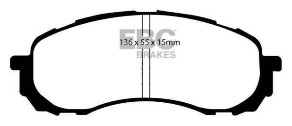 EBC Brakes Greenstuff Brake Pads (Front, DP21492)